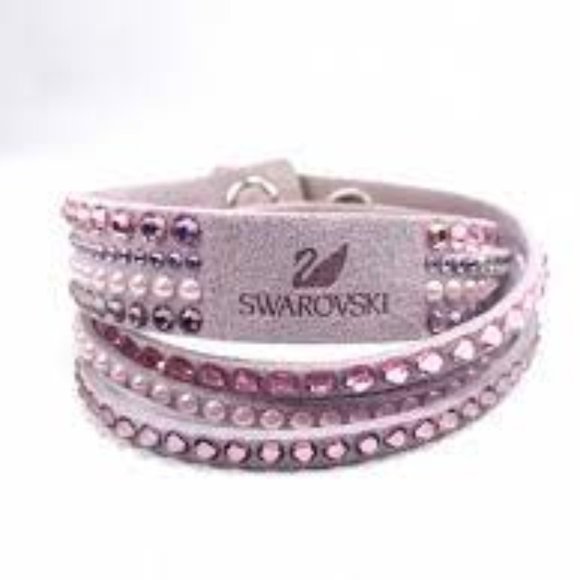 Swarovski Jewelry - RARE! Swarovski Purple Crystal Wrap Bracelet